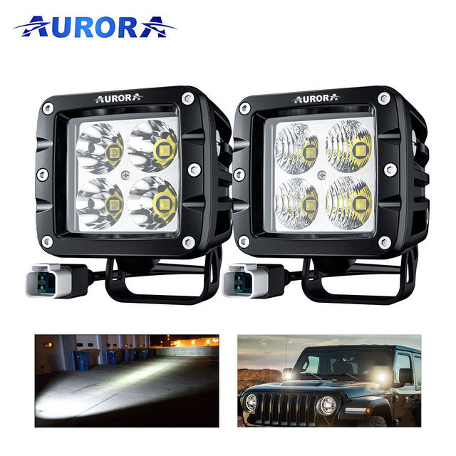 In Stock Aurora New Arrival 2 Inch 40W Floodlight Pods Led Mini Driving Offroad Truck Vehicle Spotlight Car Led Work Lights