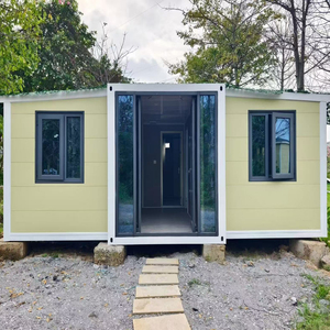 Maison conteneur préfabriquée de luxe, modulaire, mobile, pliable, extensible, de style moderne du milieu du siècle, portable, pour chambre à coucher, 20FT 40FT, pour complexe hôtelier - Product Image 1