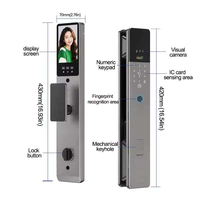 3D Face ID Slimme Deurvergrendeling Tuya WiFi Camera Video Intercom Vingerafdruk Sleutelloze Toegang Slimme Sloten Huisbeveiliging