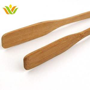 Custom Logo Bamboo Bulk Sandwich Fancy <strong>Hand</strong> <strong>Tongs</strong> - Product Image 2