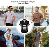 Chemise Homme Grande Taille Séchage Rapide Personnalisable Impression Broderie pour Uniformes de Travail Tenues d'Entreprise Événements de Team Building