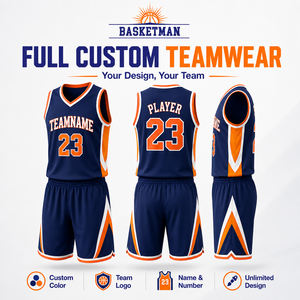 Contoh Seragam Basket Kustom Gratis, Set Jersey Sublimasi, Mockup 2 Jam untuk Klub, Sekolah, Merek, dan Distributor Berkualitas - Product Image 2