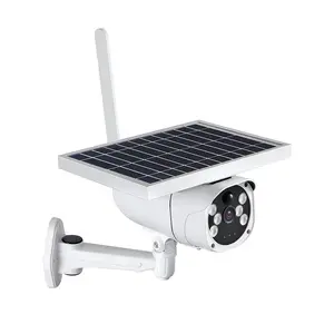 Outdoor HD Mobile GSM 3G 4G LTE Enabled Solar Powered Security Camera