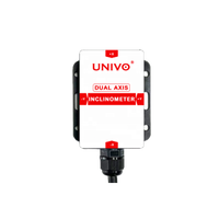 UNIVO UBIS-828Y 산업용 X-Y 경사계 센서 4-20mA 0-5V/0-10V 아날로그/디지털 각도 측정 금속 0.005-0.05 2년 보증