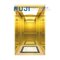 Ascenseur pour passagers FUJI, petit modèle, sans engrenages, en acier inoxydable 304, pour villa résidentielle, ascenseur domestique