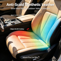 Cuir synthétique PU silicone sans solvant résistant aux intempéries Jemery, cuir à chauffe lente pour aménagement intérieur marin