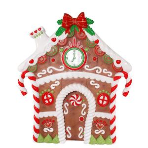 Commercial Large Candy Gingerbread House Background Fiberglass Figurine <strong>Village</strong> Ornaments Outdoor <strong>Christmas</strong> Decorations - Product Image 1