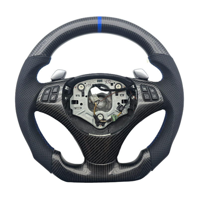 ปกติมีรู + คาร์บอน + หนัง + เย็บสีฟ้า + แถบด้านบนสีฟ้า