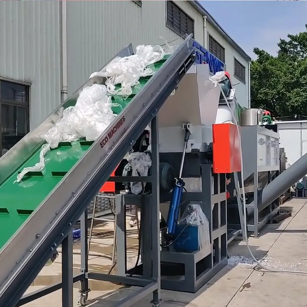 Pp/Pe Film Recycling Machine Plastic Wasmachine Plastic Recycling Plant In China