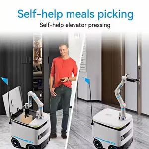 <span class=keywords><strong>Robot</strong></span> de livraison de nourriture intelligent - <span class=keywords><strong>Robot</strong></span> de livraison de restauration sans contact multi-scénarios intérieur et extérieur - Product Image 6