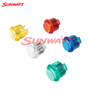 High Quality 30mm Transparent Plastic <b>Push</b> Button for Arcade Game <b>Machine</b> - Product Image 3