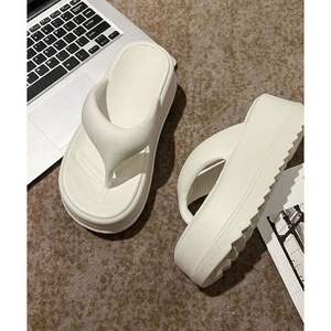 Sandalias de fondo plano de verano, chanclas simples para <span class=keywords><strong>mujer</strong></span>, chanclas, zapatillas para <span class=keywords><strong>mujer</strong></span>, zapatos informales de playa de verano, <span class=keywords><strong>mulas</strong></span> - Product Image 5