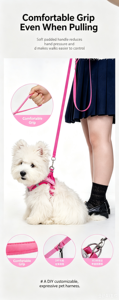 Arnés de Perro de Neopreno Ajustable y Personalizado con Logotipo, Estilo Chaleco de Seis Piezas, Ajuste Universal <span class=keywords><strong>para</strong></span> <span class=keywords><strong>Perros</strong></span> - Product Image 6
