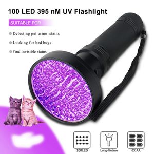 Linterna Táctica de Aleación de Aluminio Recargable por USB con Luz UV de 395nm para Detección de Fluorescencia y Dinero Falsificado, 100 LED, ¡Oferta Caliente! - Product Image 4