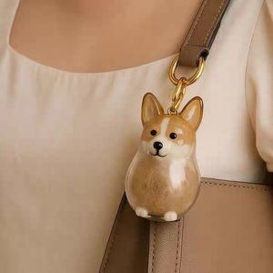 Llavero transparente 2025 para guardar pelo de mascota, recuerdo de pelo de perro, amuleto para bolso, hecho a mano, diseño de gato y perro - Product Image 5