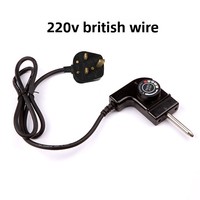 Gril électrique multifonctionnel antiadhésif à faible émission de fumée, style britannique, américain et européen, pour barbecue domestique et cuisson sur brochettes