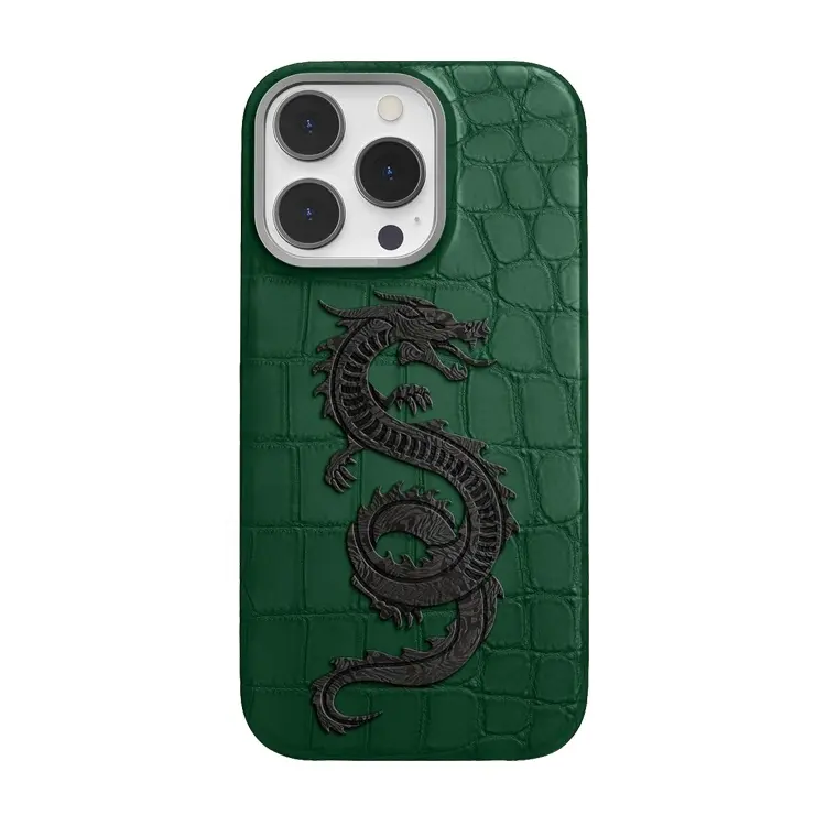 Popular style top grade for iPhone 13 case crocodile leather skin