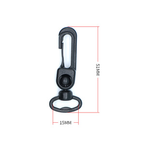 KJM <b>Plastic</b> Rotating <b>Hook</b> B040 15Mm For Backpack Shoulder Straps And Bags With Webbing - Product Image 3