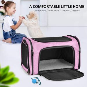 Soft Sided <b>Dog</b> <b>Carrier</b> Cats <b>Dogs</b> Under 11.3 kg Soft Sides for <b>Small</b> Puppy <b>Dog</b> Cat Travel Bag - Product Image 4