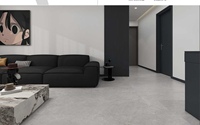 Carreaux de sol en porcelaine mate antidérapants aspect marbre gris 75x150cm, aspect brique, antibactériens, 10mm, pour supermarché et salle de bain