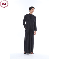 Vêtements musulmans pour hommes du Maroc en gros, manches courtes, vêtements indonésiens, thobes musulmans, vêtements islamiques