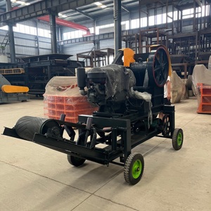 Küçük altın madenciliği ekipmanları satılık, taş kırma makinesiyle birlikte portatif altın madenciliği tesisi, Çin malı. - Product Image 1