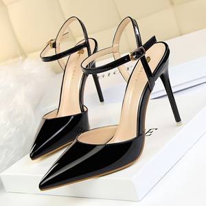 Escarpins à Talons Hauts de Style Europé<span class=keywords><strong>en</strong></span> et Américain Simples et Fins pour Femmes et Filles - Product Image 2