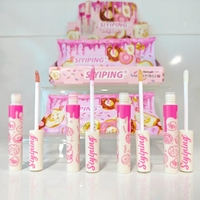 Siyiping OEM Private Label Cosmétiques Tubes ronds de brillant à lèvres Donut Liquide hydratant durable Rouge à lèvres doux Vente en gros