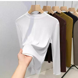 T-shirt décontracté très extensible, respirant, séchage rapide, en nylon doux, vente en gros, hauts élégants et sexy pour femmes - Product Image 4