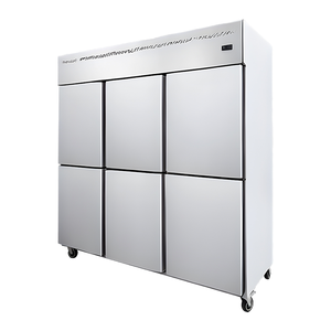 Refroidisseur d'air en acier inoxydable BREVIT, équipement de réfrigération avec compresseur, affichage numérique, dégivrage automatique, 9 étagères - Product Image 1