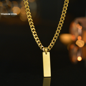 Personnalisable En Acier Inoxydable Gravé Au Laser <span class=keywords><strong>Militaire</strong></span> Dog Tags Pendentif <span class=keywords><strong>Collier</strong></span> avec Chaîne Cubaine | Unisexe Hommes Femmes Bijoux Cadeaux - Product Image 5