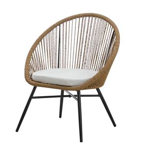 Ensemble de <span class=keywords><strong>bistrot</strong></span> de cuisine moderne en rotin pour toutes les saisons, chaises de loisirs confortables pour patio, mobilier de balcon - Product Image 2