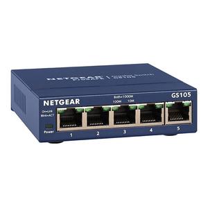Commutateur non géré Gigabit de la série <span class=keywords><strong>GS105</strong></span> Commutateur non géré Gigabit Ethernet à 5 ports - Product Image 1