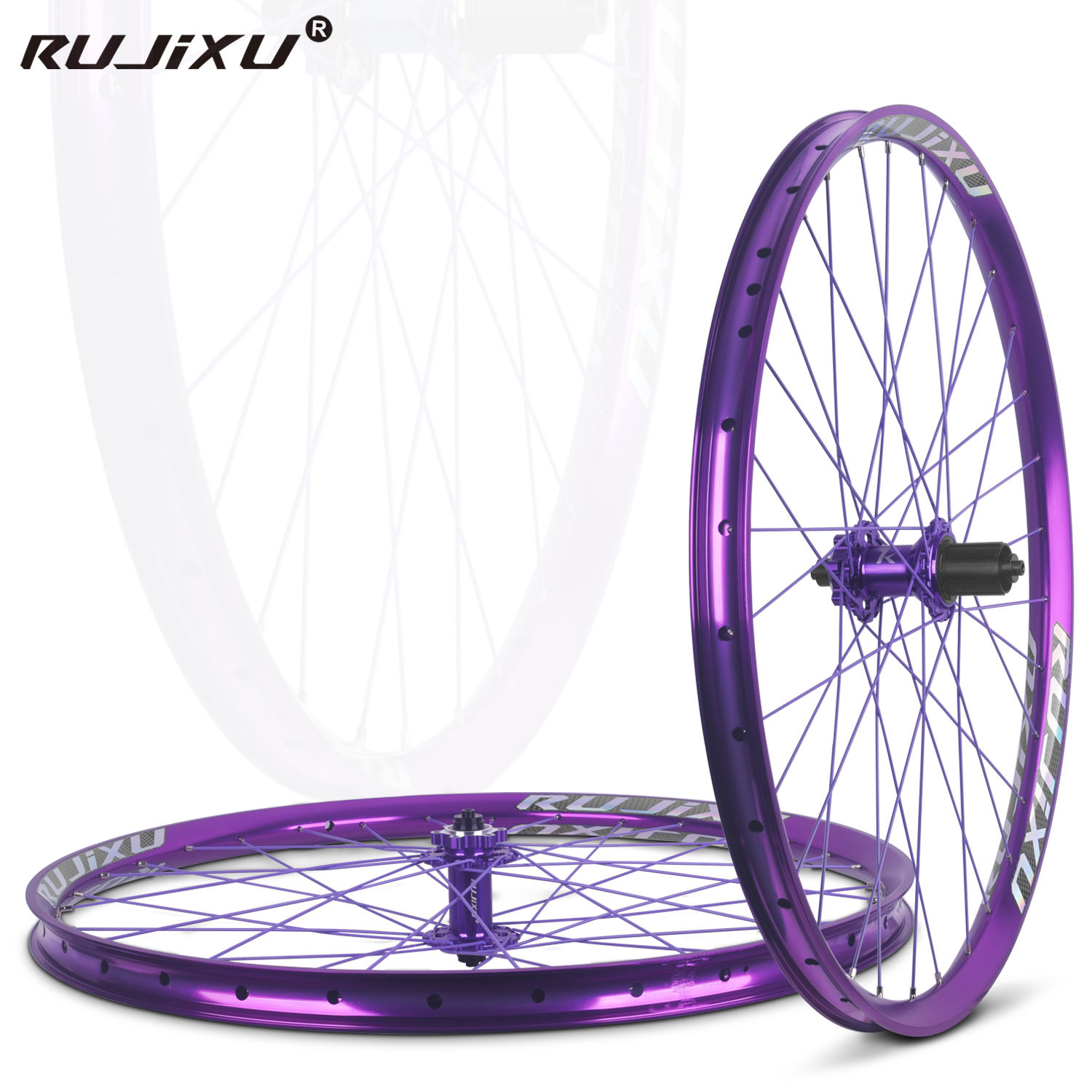 Mtb Wheels Purple 26 Inch Bike Rims Maco Purple Anodized Aluminum