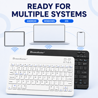 Ensemble clavier et souris sans fil RF ultra-mince, 67 touches, 1200 DPI, touches multimédias, pour la maison et le bureau, en stock