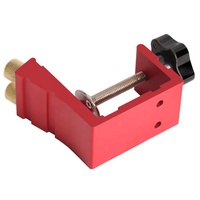 Kit de gabarit pour trous de poche en métal pour le travail du bois, avec 3 outils de perçage