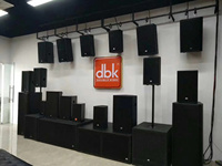 Sistema de Altavoces Line Array DBK Dual de 8 Pulgadas, Equipo de Sonido Profesional, Altavoz con Amplificador Integrado Personalizado para Iglesia
