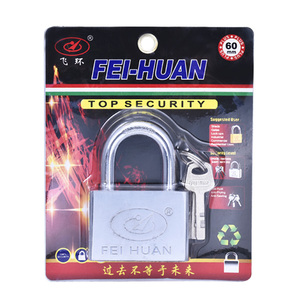 OEM Logo cadeado Pad khóa an toàn khóa candado vuông loại 40 mét cứng còng dưới mạ giá rẻ ổ khóa - Product Image 1