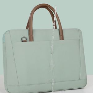 Sac à bandoulière pour ordinateur portable en cuir souple et durable, moderne, populaire, 14-14,6 pouces - Product Image 5