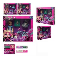 Poupée Princesse Africaine 2025 en Plastique ABS, Modèle Miniature Solide, Accessoires Créatifs Gonflables pour Jouets DIY, 15-30cm, LH TOYS, pour Jeu de Rôle