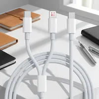Câble de charge rapide Micro USB Type C 2m de longueur pour téléphones mobiles, transfert de données et chargeur rapide, vente en gros