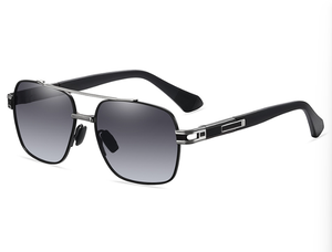 Bettega nam thời trang phân cực Kính mát cổ điển kim loại đôi có nghĩa là bảo vệ kính mát trang trí kính mát a695 - Product Image 2