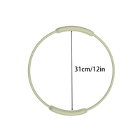 Anneau de Pilates personnalisable, anneau de yoga à double poignée, cercle de fitness pour les jambes et les bras, résistance