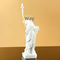Statue de la Liberté transfrontalière, modèle de sculpture créative, ornement pour la maison, le salon, le bureau, le meuble à vin, artisanat en résine, Feng Shui