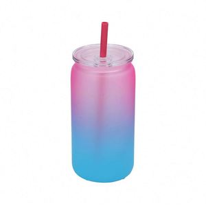 Offre Spéciale – Gobelets Libby en Plastique Durable de 16 oz à Couleurs Dégradées pour Boissons Gazeuses, Bière et Sodas, avec Paille et Couvercle - Product Image 4