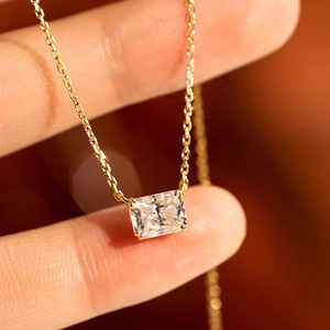 Minimalist Square Pendant Necklace for Women, Delicate Daily Wear Jewelry with Elegant Style - Product Image 4