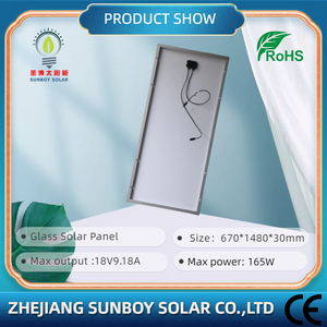 ¡Oferta! Panel Solar Policristalino de 18V 165W con Tecnología PERC y Celdas Divididas, Fabricado en China. Precio para Sistema Solar Doméstico SS-170W 18V de Vidrio. - Product Image 6