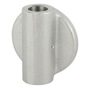 Servicio de Mecanizado de Componentes de Articulación de Doble Oreja de Acero Forjado en Caliente con Recubrimiento de Zinc para Prototipos de Bajo Volumen - Product Image 1