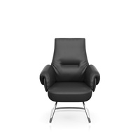 Chaises de bureau exécutives en cuir de haute qualité, gris brun, chaise de bureau, chaise exécutive