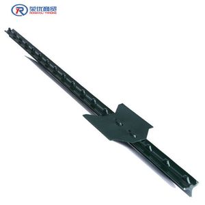 1.33lbs/Ft Mạ Kẽm Hoặc Pvc Sơn Studded Kim Loại <span class=keywords><strong>T</strong></span> Hàng Rào Bài Với <span class=keywords><strong>Spade</strong></span> - Product Image 1